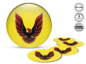 Pontiac Édition Insignes Bombés Autocollants Haute Qualité